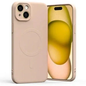 Wholesale Mercury MagSafe Semi-Silicone Case Apple iPhone 15 Plus / 14 Plus pink sandy - MCR185 - {ean13} - Hurt