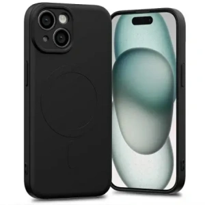 Hurtownia GSM - Mercury MagSafe poloměkký kryt pro Apple iPhone 15 černý - MCR187 - {ean13} - Hurt