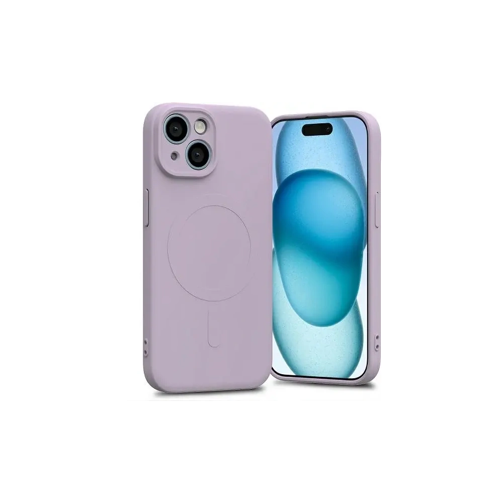 Hurtownia GSM - Mercury MagSafe Fél-Szilikon Tok Apple iPhone 15 lila lila - MCR190 - {ean13} - Hurt