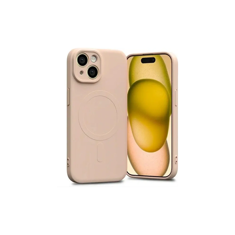 Hurtownia GSM - Mercury MagSafe Fél-Szilikon Tok Apple iPhone 15 rózsaszín homok - MCR192 - {ean13} - Hurt