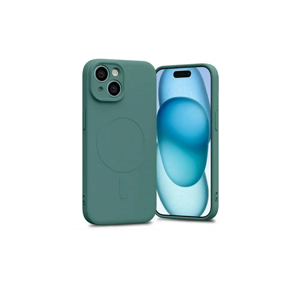 Hurtownia GSM - Mercury MagSafe Fél-szilikon Tok Apple iPhone 15 zöld - MCR193 - {ean13} - Hurt