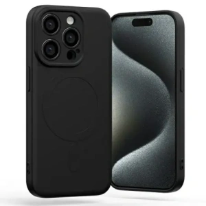 Hurtownia GSM - Carcasa Semi-Siliconică Mercury MagSafe pentru Apple iPhone 15 Pro neagră - MCR200 - {ean13} - Hurt
