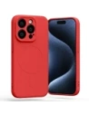Carcasa semi-siliconică Mercury MagSafe pentru Apple iPhone 15 Pro roșie