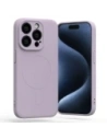 Husa Semi-Siliconă Mercury MagSafe pentru Apple iPhone 15 Pro violet liliac