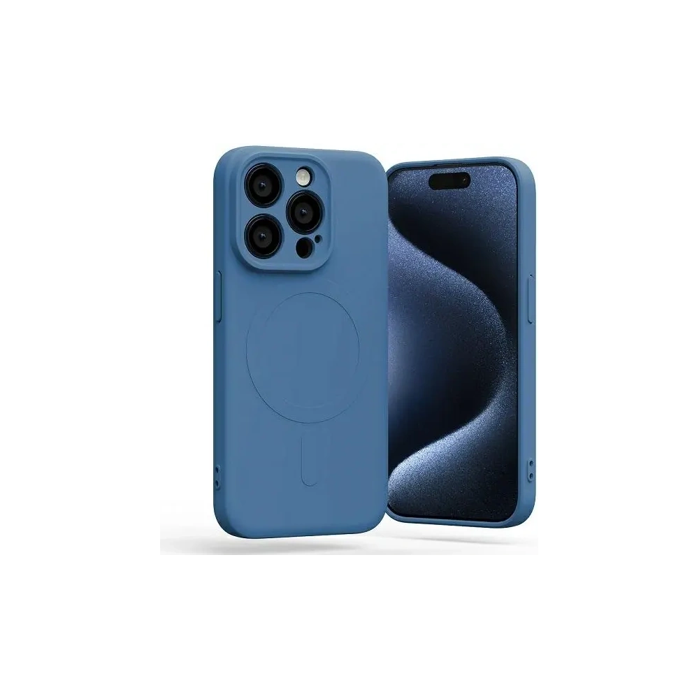 Hurtownia GSM - Mercury MagSafe Fél-Szilikon Tok Apple iPhone 15 Pro kék - MCR204 - {ean13} - Hurt