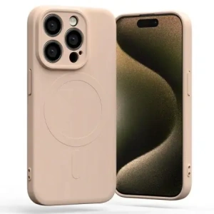 Hurtownia GSM - Mercury MagSafe Fél-Szilikon Tok Apple iPhone 15 Pro rózsaszín homok - MCR205 - {ean13} - Hurt