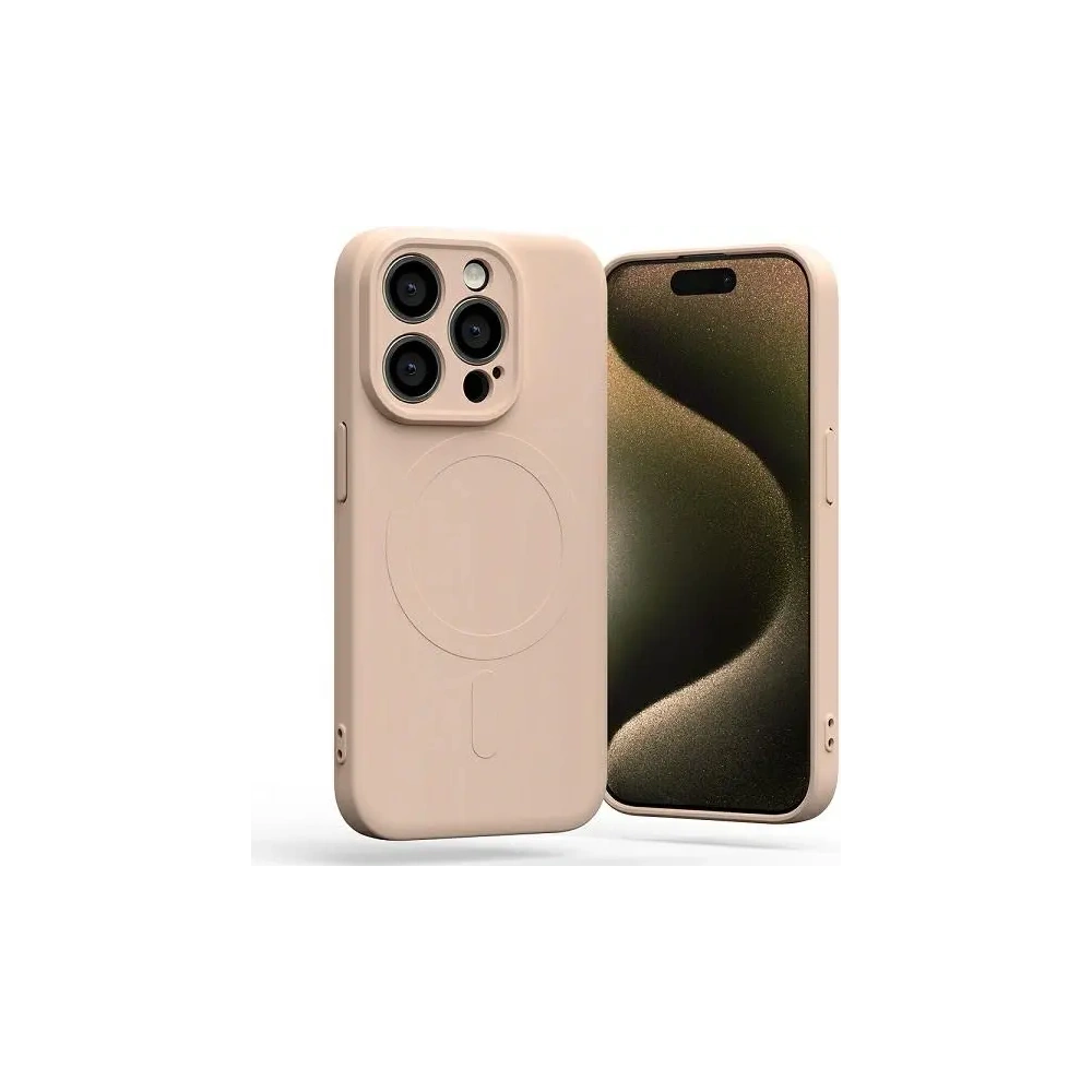 Hurtownia GSM - Mercury MagSafe Fél-Szilikon Tok Apple iPhone 15 Pro rózsaszín homok - MCR205 - {ean13} - Hurt