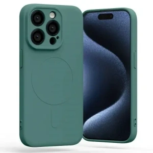 Hurtownia GSM - Mercury MagSafe Fél-szilikon Tok Apple iPhone 15 Pro zöld - MCR206 - {ean13} - Hurt