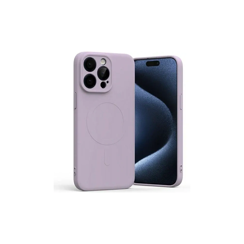 Hurtownia GSM - Mercury MagSafe Fél-szilikon Tok Apple iPhone 15 Pro Max lila lila - MCR209 - {ean13} - Hurt