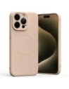 Carcasă Semi-Siliconică Mercury MagSafe pentru Apple iPhone 15 Pro Max roz nisipos