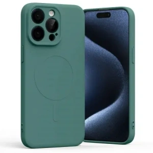 Hurtownia GSM - Mercury MagSafe Fél-szilikon Tok Apple iPhone 15 Pro Max zöld - MCR212 - {ean13} - Hurt