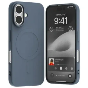 Hurtownia GSM - Mercury MagSafe Fél-szilikon Tok Apple iPhone 16 sötétkék - MCR213 - {ean13} - Hurt