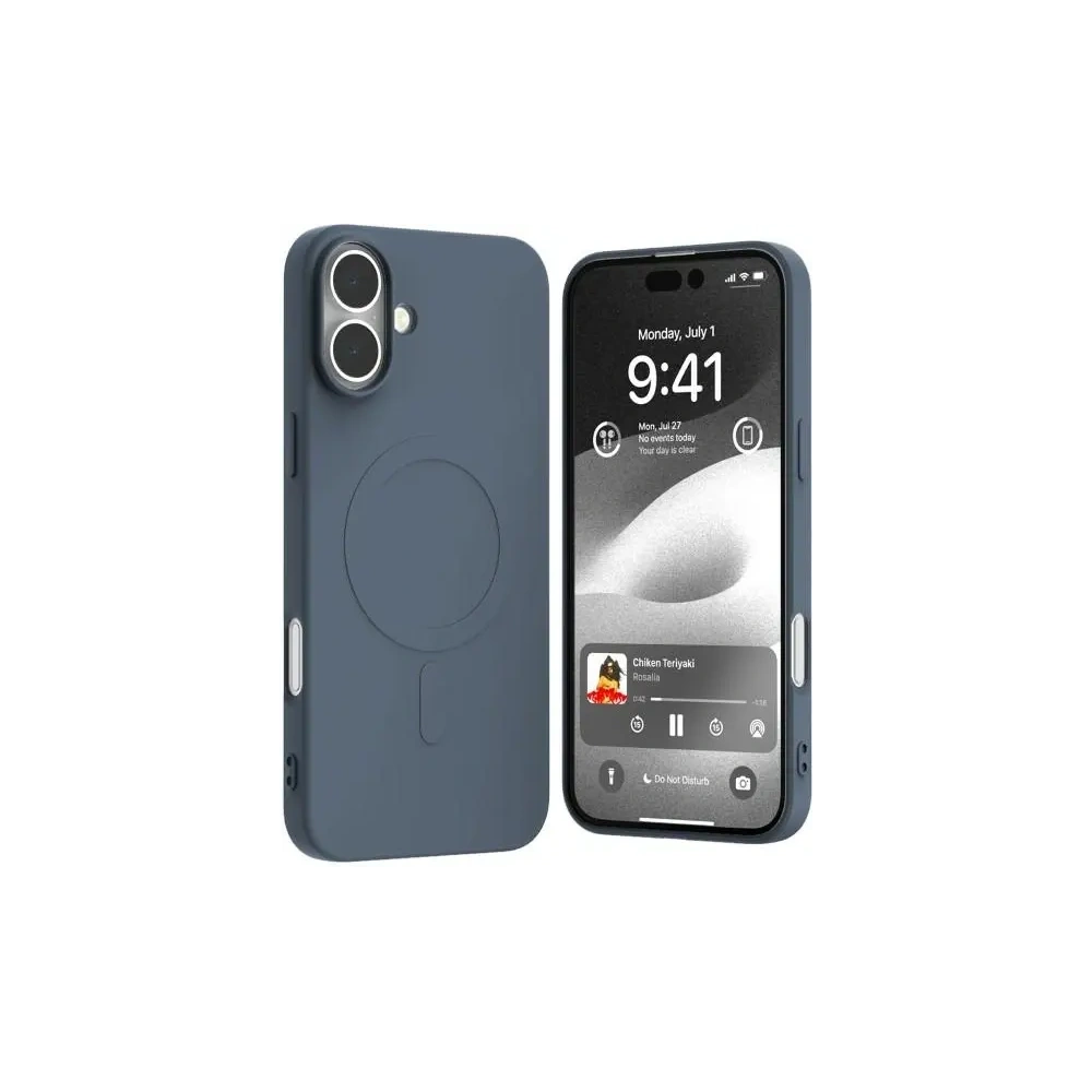 Hurtownia GSM - Mercury MagSafe Fél-szilikon Tok Apple iPhone 16 Plus sötétkék - MCR214 - {ean13} - Hurt