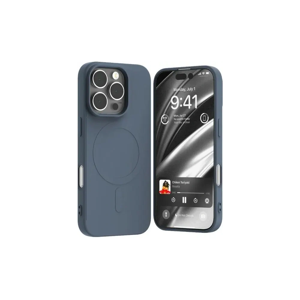 Hurtownia GSM - Mercury MagSafe Fél-szilikon Tok Apple iPhone 16 Pro sötétkék - MCR215 - {ean13} - Hurt
