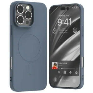 Hurtownia GSM - Carcasa Semi-Siliconă Mercury MagSafe pentru Apple iPhone 16 Pro Max, albastru marin - MCR216 - {ean13} - Hurt