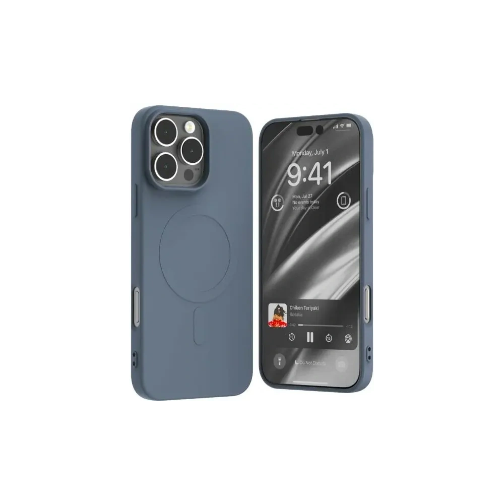 Hurtownia GSM - Carcasa Semi-Siliconă Mercury MagSafe pentru Apple iPhone 16 Pro Max, albastru marin - MCR216 - {ean13} - Hurt