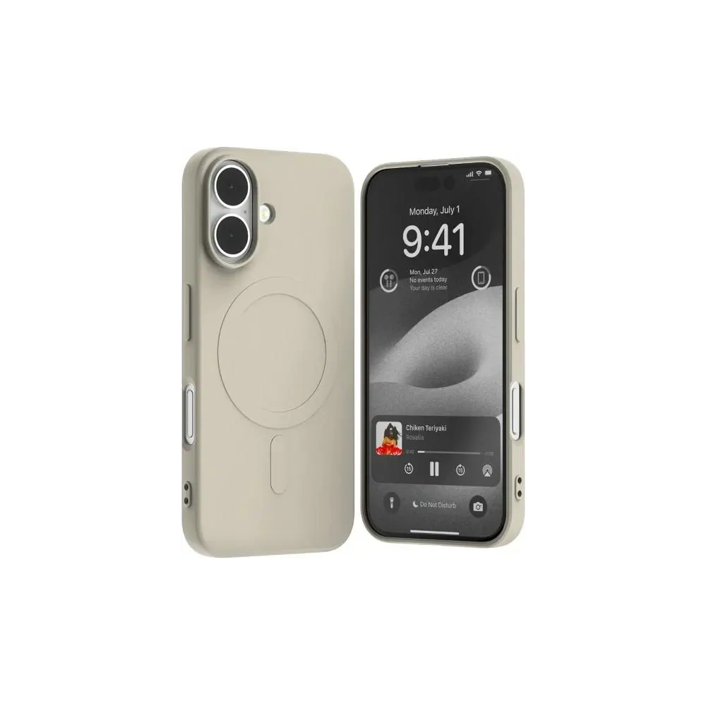 Hurtownia GSM - Carcasa Semi-Siliconică Mercury MagSafe pentru Apple iPhone 16 piatră - MCR219 - {ean13} - Hurt