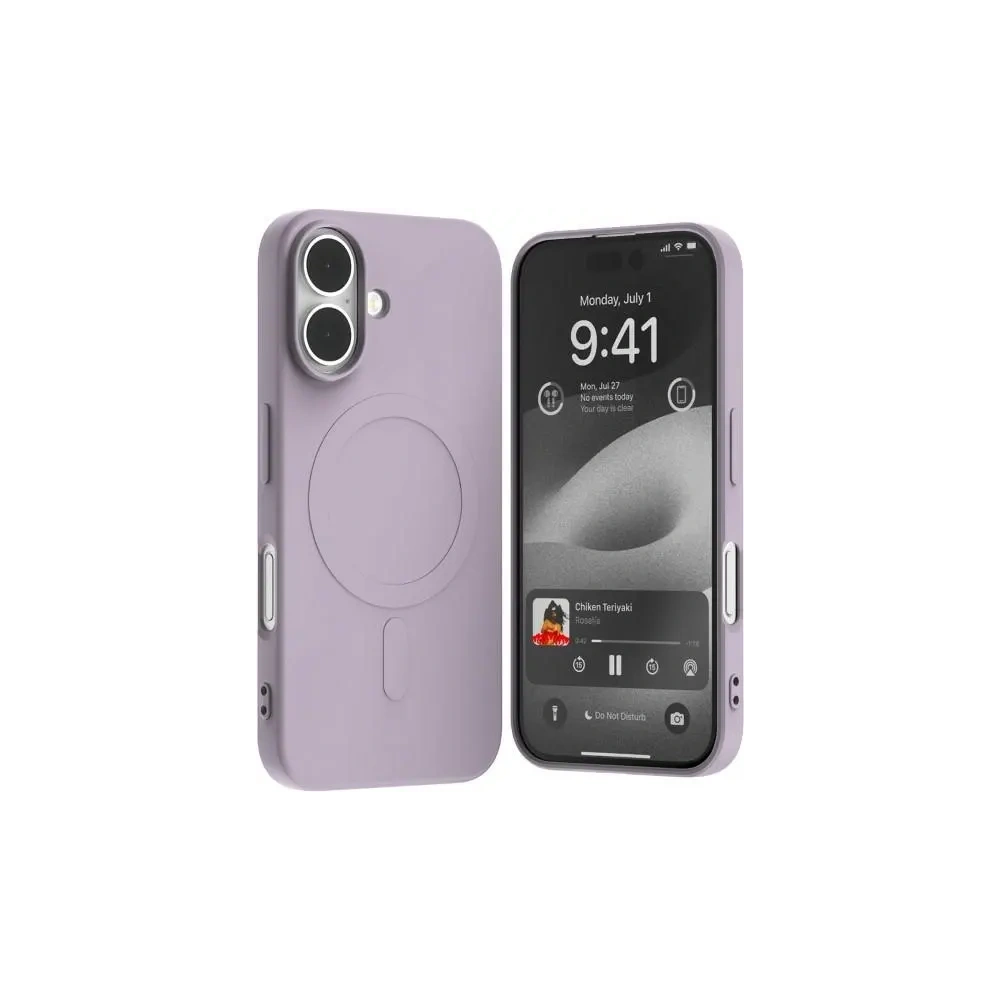 Hurtownia GSM - Carcasa Semi-Silicon Mercury MagSafe pentru Apple iPhone 16 violet liliac - MCR221 - {ean13} - Hurt