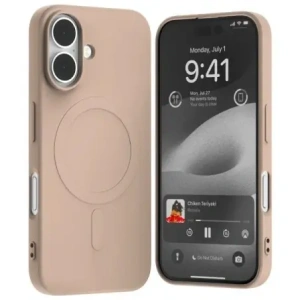 Hurtownia GSM - Carcasă semi-siliconică Mercury MagSafe pentru Apple iPhone 16 roz nisipos - MCR223 - {ean13} - Hurt