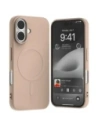 Carcasă semi-siliconică Mercury MagSafe pentru Apple iPhone 16 roz nisipos