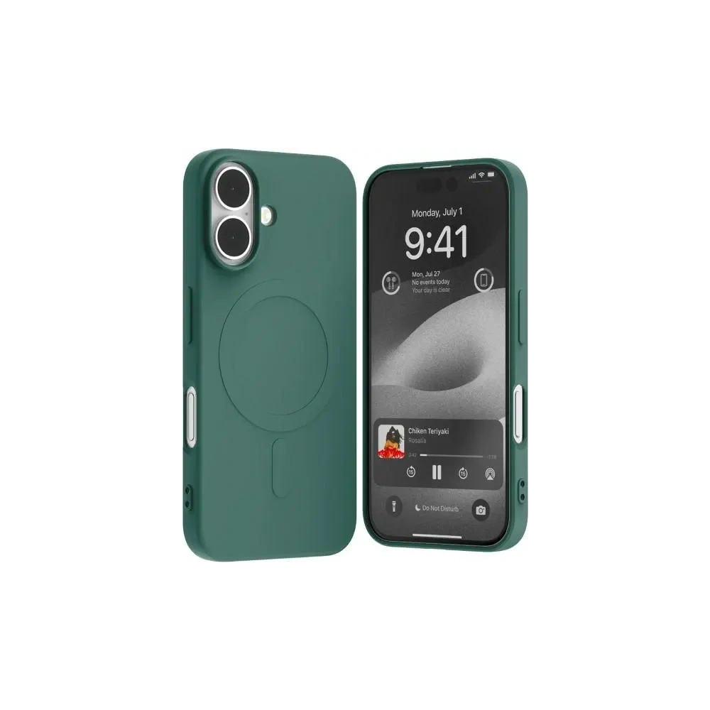 Hurtownia GSM - Carcasa Semi-Siliconă Mercury MagSafe pentru Apple iPhone 16 verde - MCR224 - {ean13} - Hurt