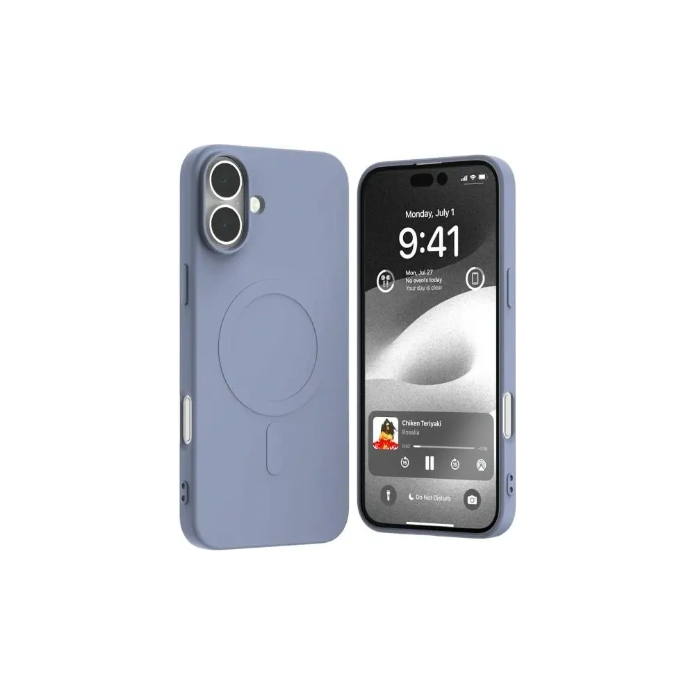 Wholesale Mercury MagSafe Semi-Silicone Case Apple iPhone 16 Plus lavender - MCR228 - {ean13} - Hurt