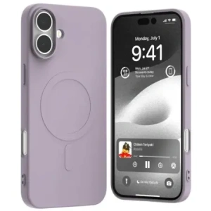 Wholesale Mercury MagSafe Semi-Silicone Case Apple iPhone 16 Plus lilac purple - MCR229 - {ean13} - Hurt