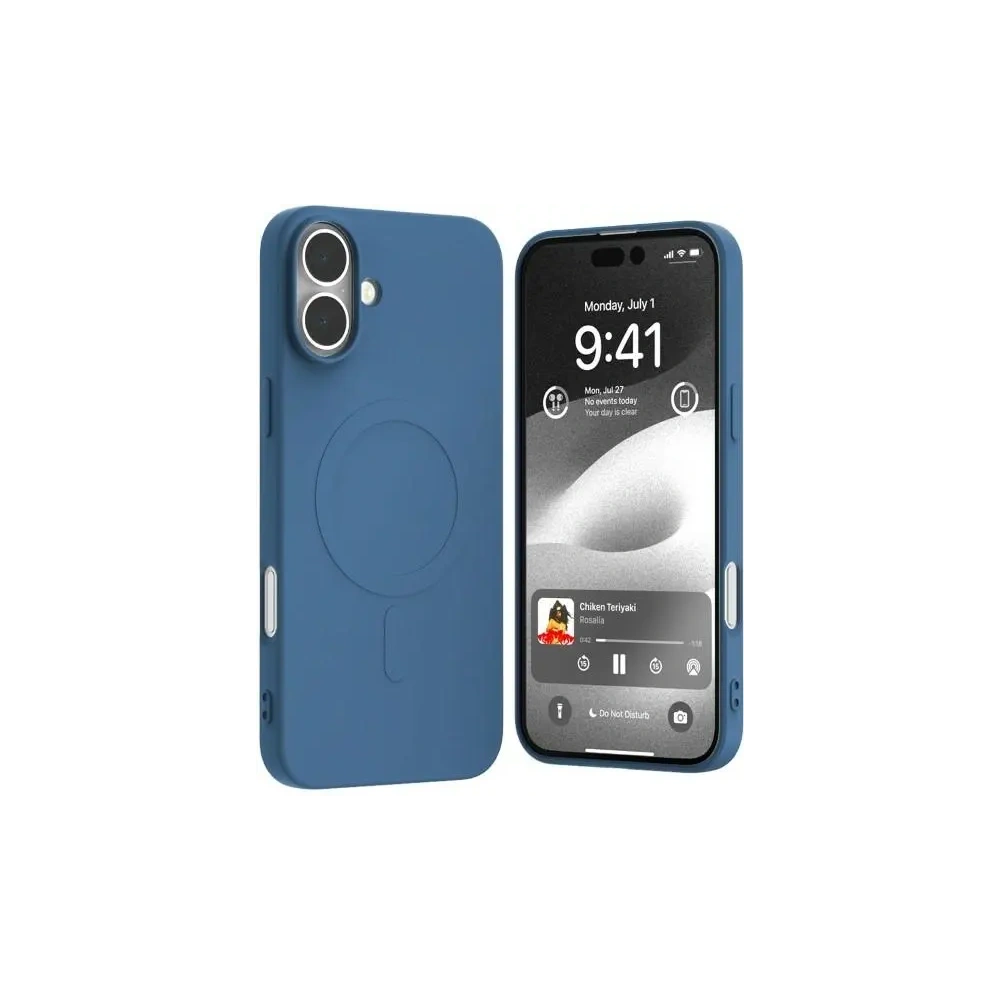 Hurtownia GSM - Mercury MagSafe Fél-szilikon Tok Apple iPhone 16 Plus kék - MCR230 - {ean13} - Hurt