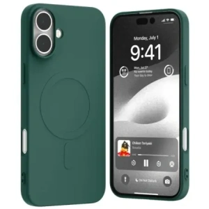 Wholesale Mercury MagSafe Semi-Silicone Case Apple iPhone 16 Plus green - MCR232 - {ean13} - Hurt