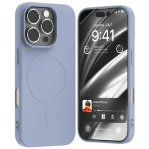 Wholesale Mercury MagSafe Semi-Silicone Case Apple iPhone 16 Pro lavender - MCR236 - {ean13} - Hurt