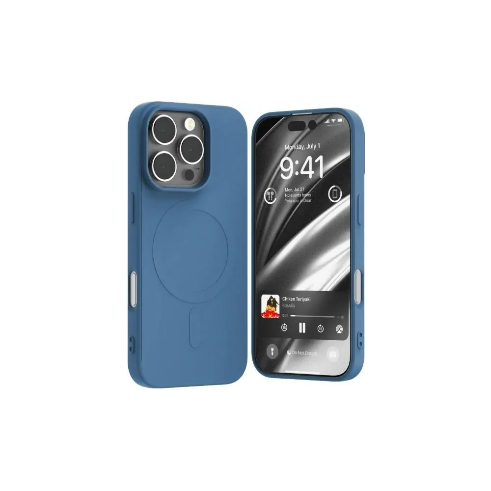 Hurtownia GSM - Mercury MagSafe Fél-szilikon Tok Apple iPhone 16 Pro kék - MCR238 - {ean13} - Hurt