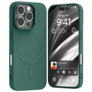Wholesale Mercury MagSafe Semi-Silicone Case Apple iPhone 16 Pro green - MCR240 - {ean13} - Hurt