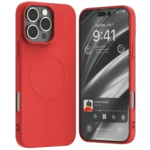 Wholesale Mercury MagSafe Semi-Silicone Case Apple iPhone 16 Pro Max red - MCR242 - {ean13} - Hurt