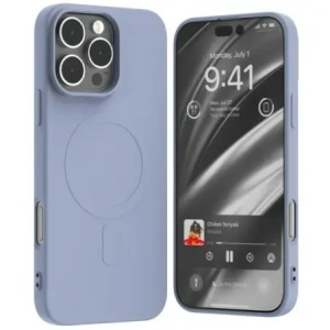 Wholesale Mercury MagSafe Semi-Silicone Case Apple iPhone 16 Pro Max lavender - MCR244 - {ean13} - Hurt