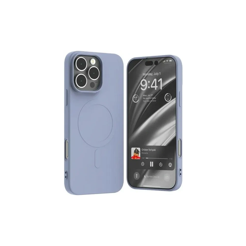 Wholesale Mercury MagSafe Semi-Silicone Case Apple iPhone 16 Pro Max lavender - MCR244 - {ean13} - Hurt