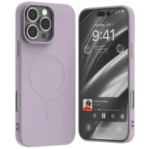 Wholesale Mercury MagSafe Semi-Silicone Case Apple iPhone 16 Pro Max lilac purple - MCR245 - {ean13} - Hurt