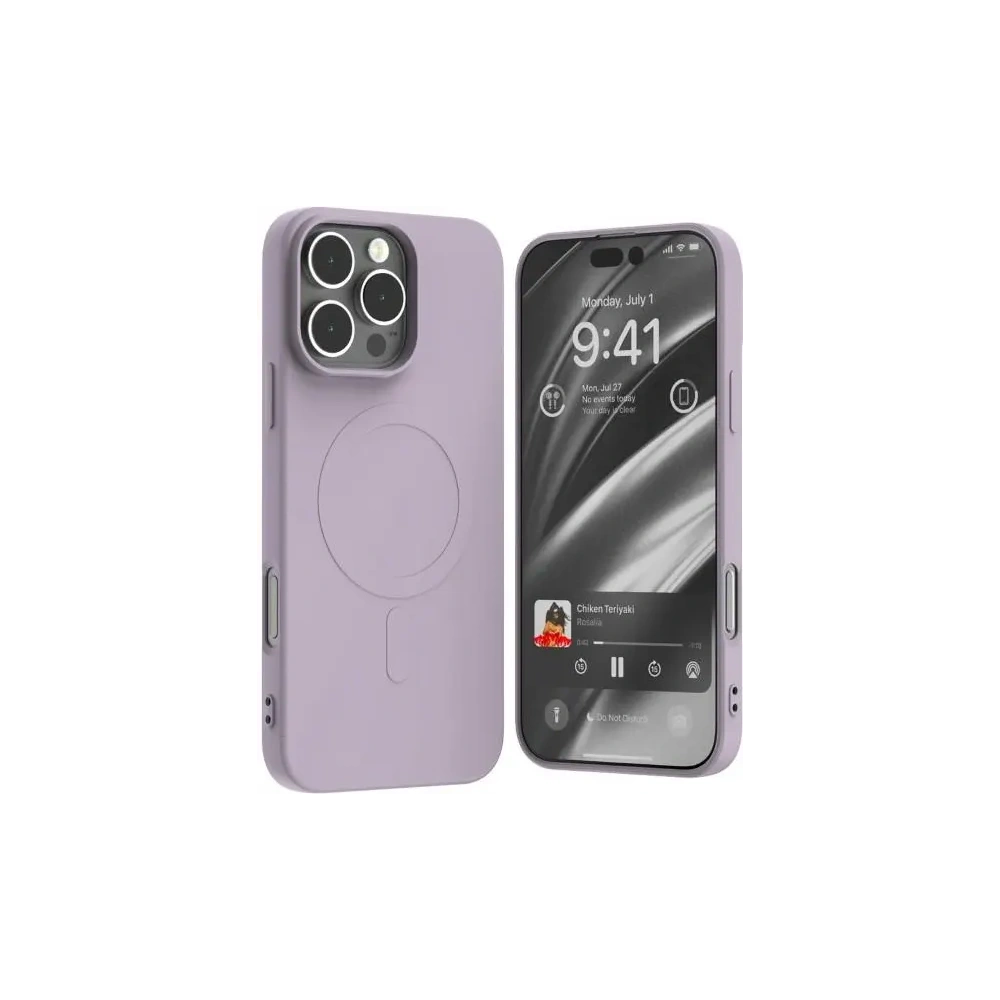 Wholesale Mercury MagSafe Semi-Silicone Case Apple iPhone 16 Pro Max lilac purple - MCR245 - {ean13} - Hurt