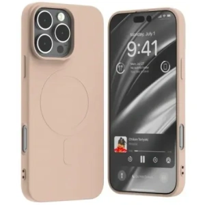 Wholesale Mercury MagSafe Semi-Silicone Case Apple iPhone 16 Pro Max pink sandy - MCR247 - {ean13} - Hurt
