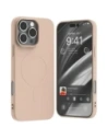 Husa semi-siliconică Mercury MagSafe pentru Apple iPhone 16 Pro Max roz nisipos