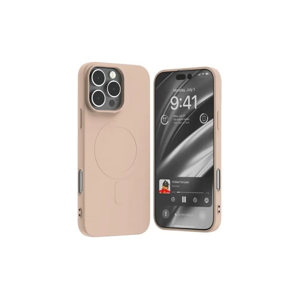 Hurtownia GSM - Mercury MagSafe Fél-Szilikon Tok Apple iPhone 16 Pro Max rózsaszín homok - MCR247 - {ean13} - Hurt