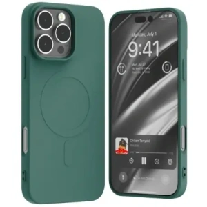 Wholesale Mercury MagSafe Semi-Silicone Case Apple iPhone 16 Pro Max green - MCR248 - {ean13} - Hurt
