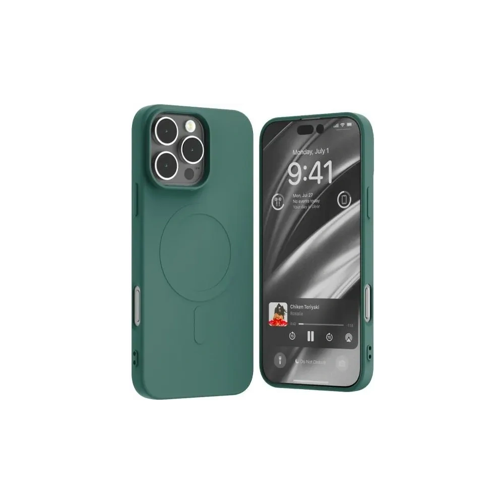 Wholesale Mercury MagSafe Semi-Silicone Case Apple iPhone 16 Pro Max green - MCR248 - {ean13} - Hurt