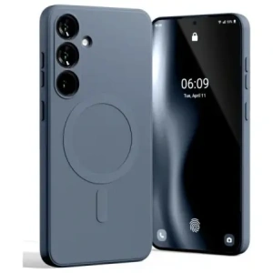 Hurtownia GSM - Carcasa Semi-Siliconă Mercury MagSafe pentru Samsung Galaxy S24 FE, albastru marin - MCR251 - {ean13} - Hurt