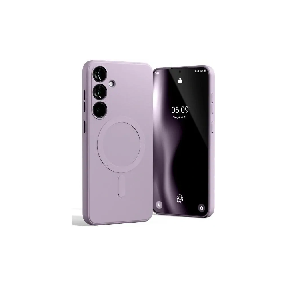 Hurtownia GSM - Carcasa Semi-Siliconică Mercury MagSafe pentru Samsung Galaxy S24 FE violet liliachiu. - MCR254 - {ean13} - Hurt