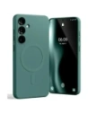 Carcasă semi-siliconică Mercury MagSafe pentru Samsung Galaxy S24 FE verde