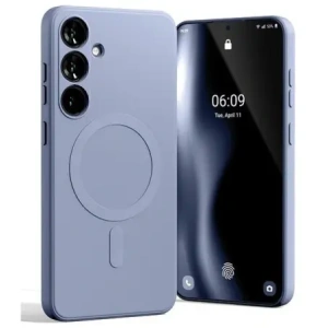 Wholesale Mercury MagSafe Semi-Silicone Case Samsung Galaxy S24+ Plus lavender - MCR260 - {ean13} - Hurt