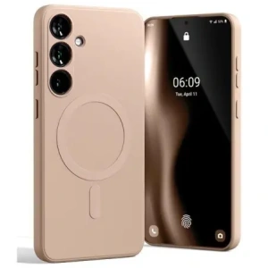 Hurtownia GSM - Mercury MagSafe Polosilikonový kryt Samsung Galaxy S24+ Plus růžový písečný - MCR263 - {ean13} - Hurt