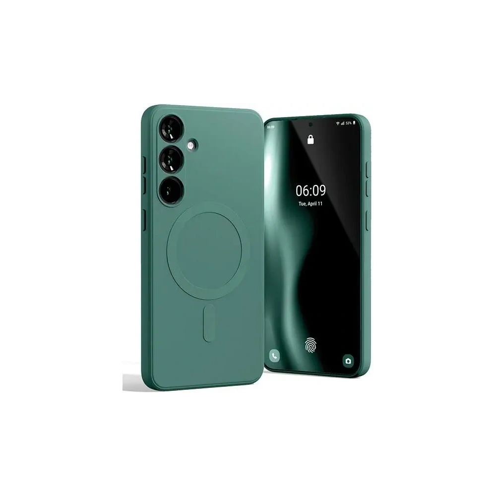 Hurtownia GSM - Carcasa Semi-Siliconă Mercury MagSafe pentru Samsung Galaxy S24+ Plus verde - MCR264 - {ean13} - Hurt