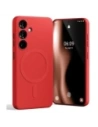 Wholesale Mercury MagSafe Semi-Silicone Case Samsung Galaxy S24 red - MCR266 - {ean13} - Hurt