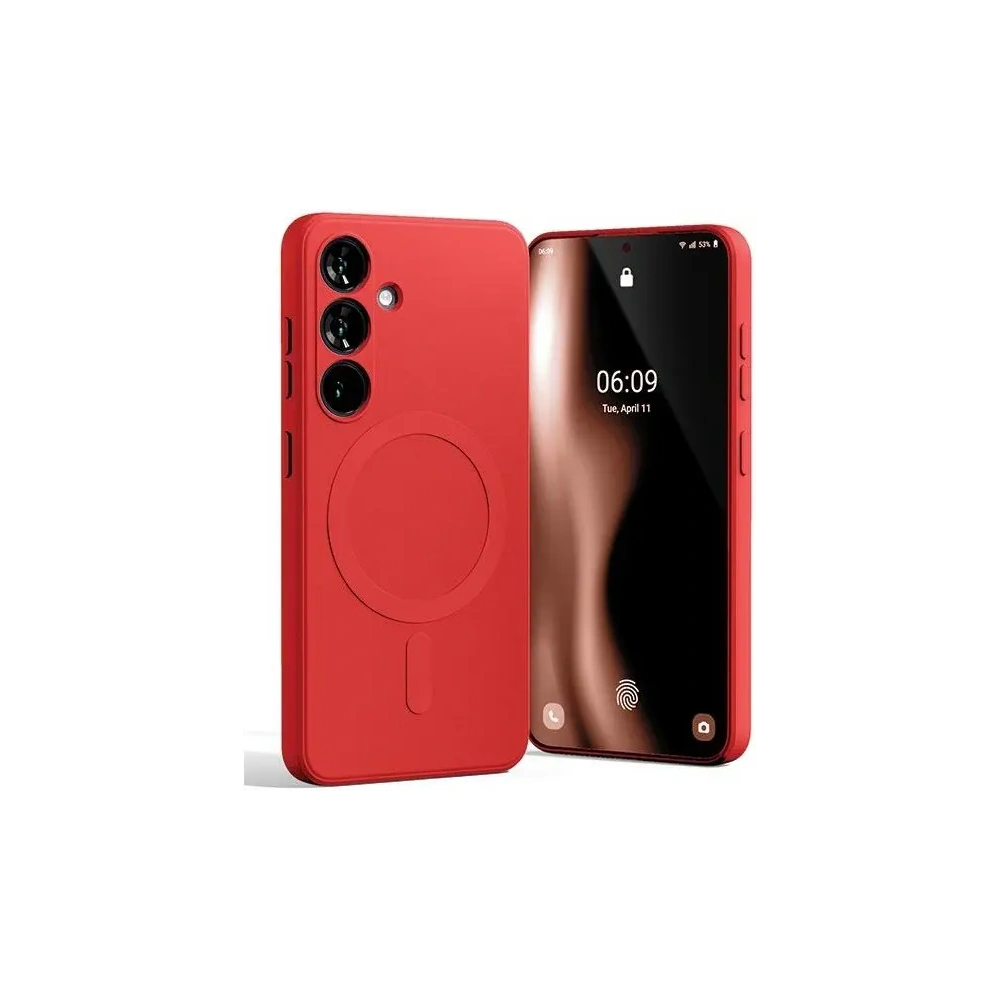 Hurtownia GSM - Mercury MagSafe Semi-Silikonhülle Samsung Galaxy S24 rot - MCR266 - {ean13} - Hurt